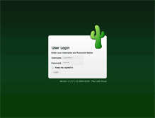 Tablet Screenshot of cacti.clustered.net